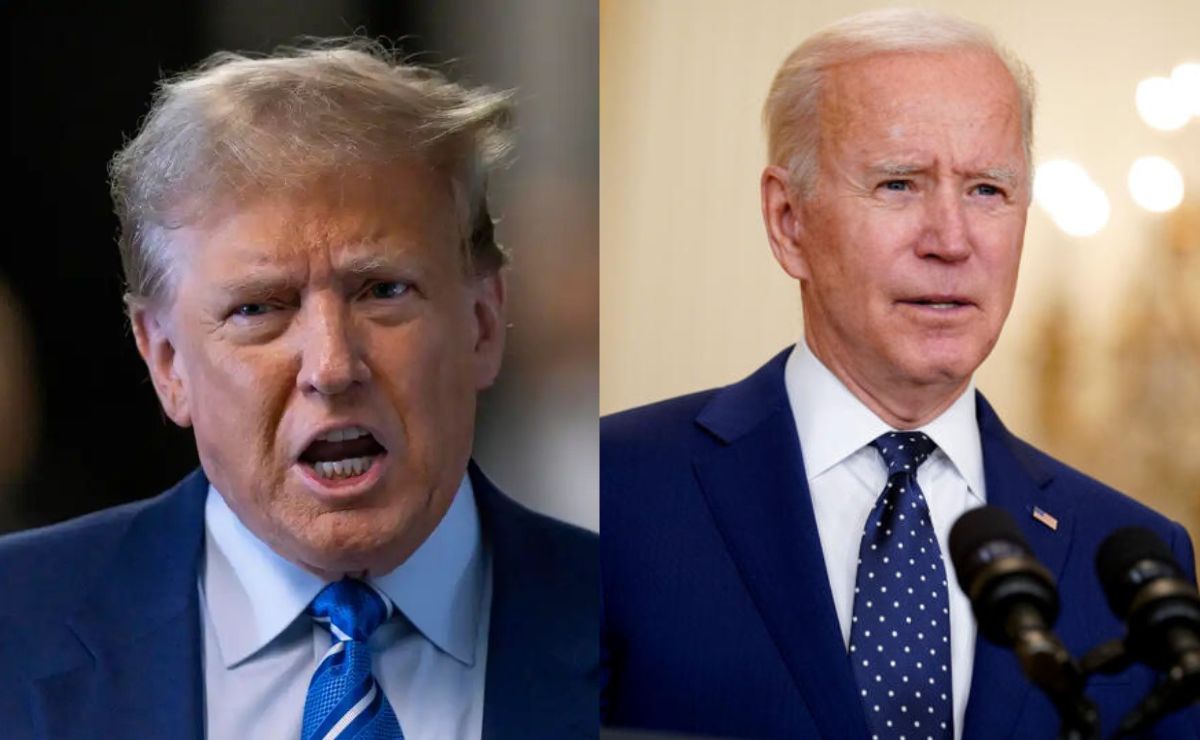 Donald Trump reta a Joe Biden