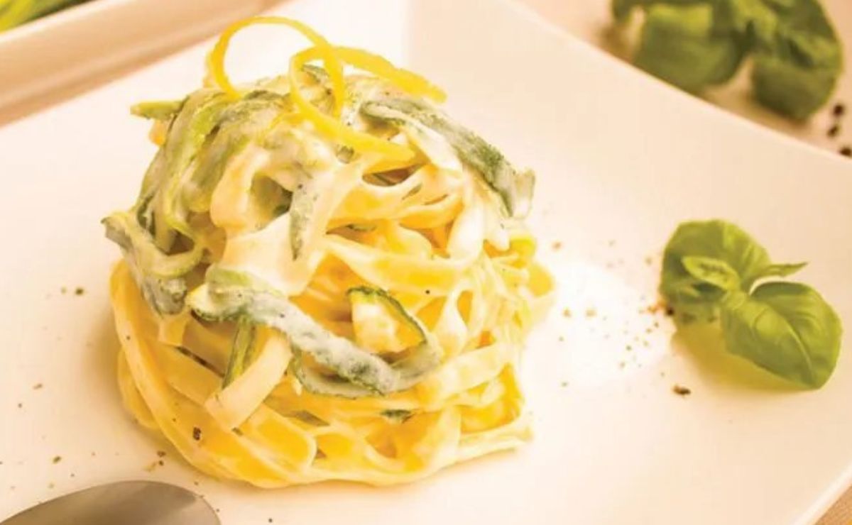 Pasta con calabacín