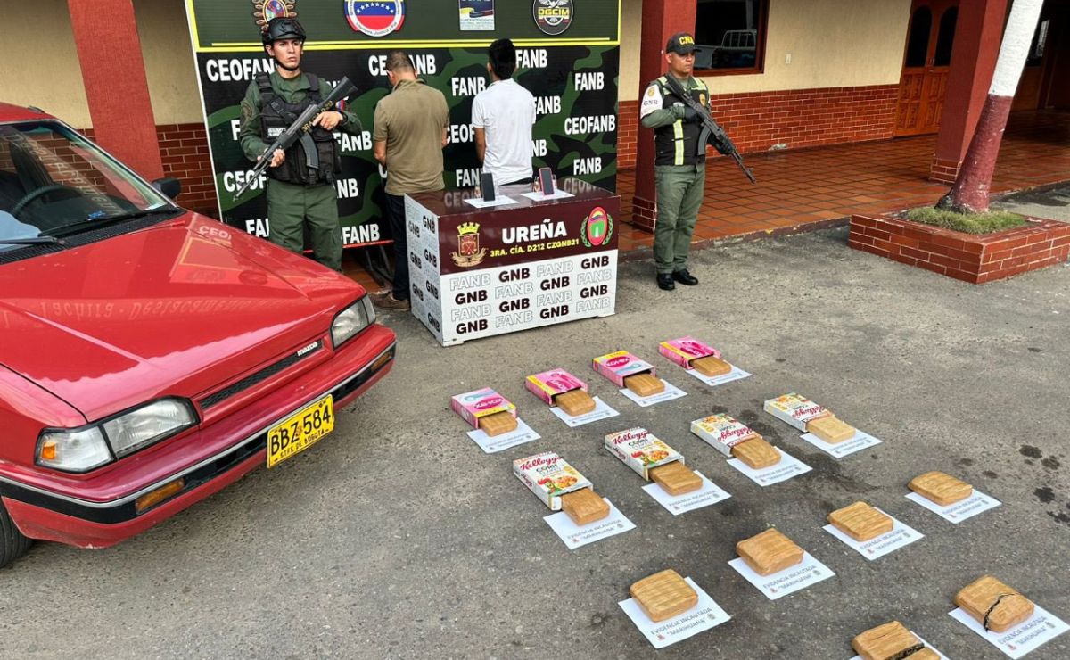 GNB detiene a dos colombianos