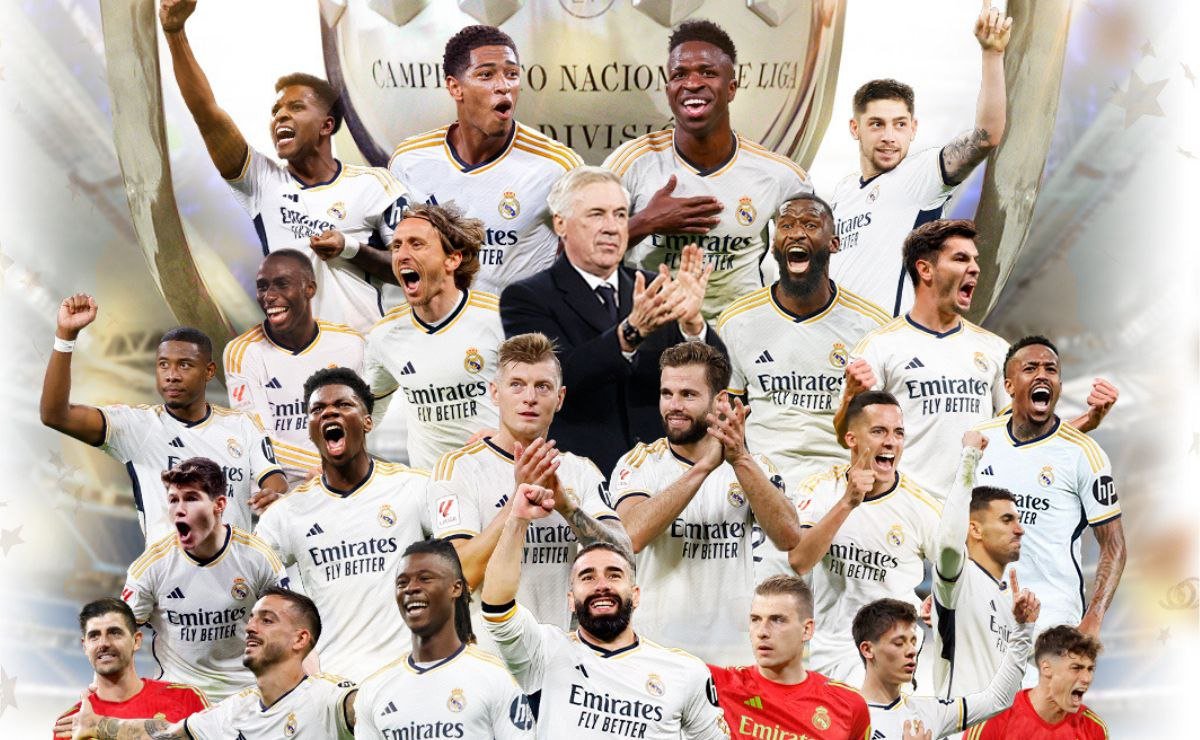 Real Madrid campeón de la temporada 2023-2024