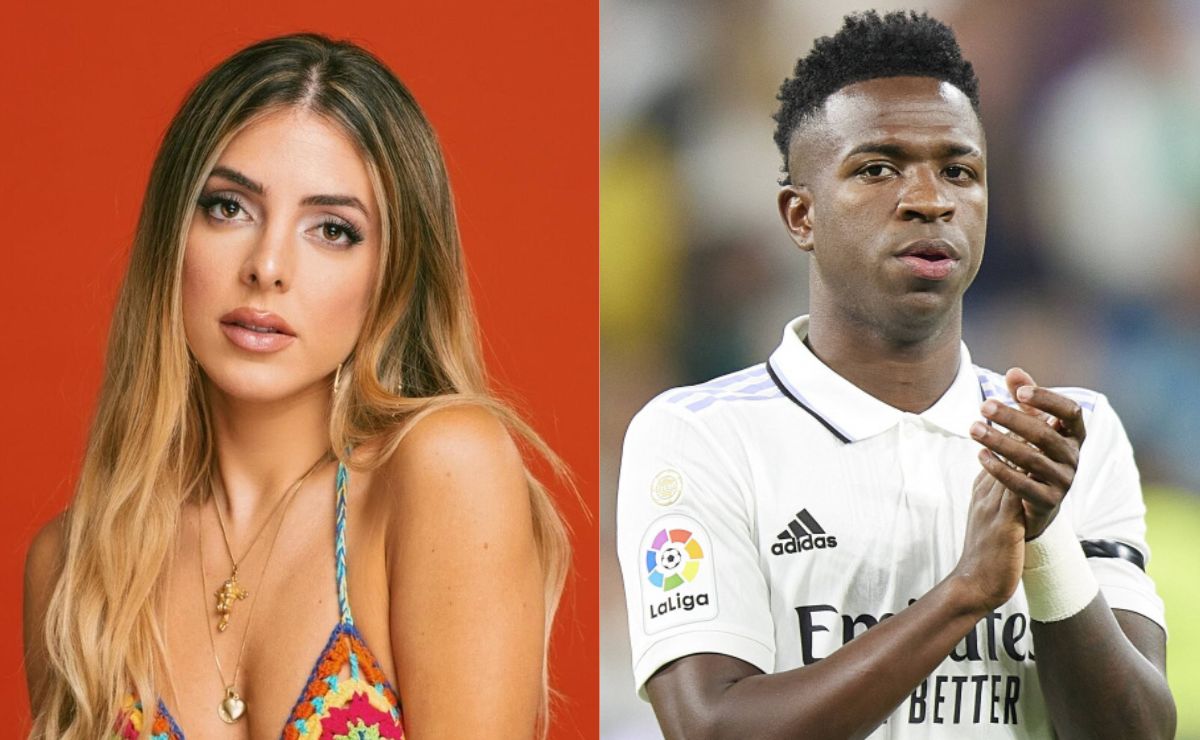 Corina Smith y Vinicius Jr