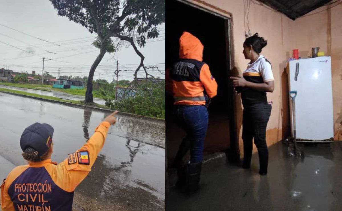 Intensa lluvia en Maturín