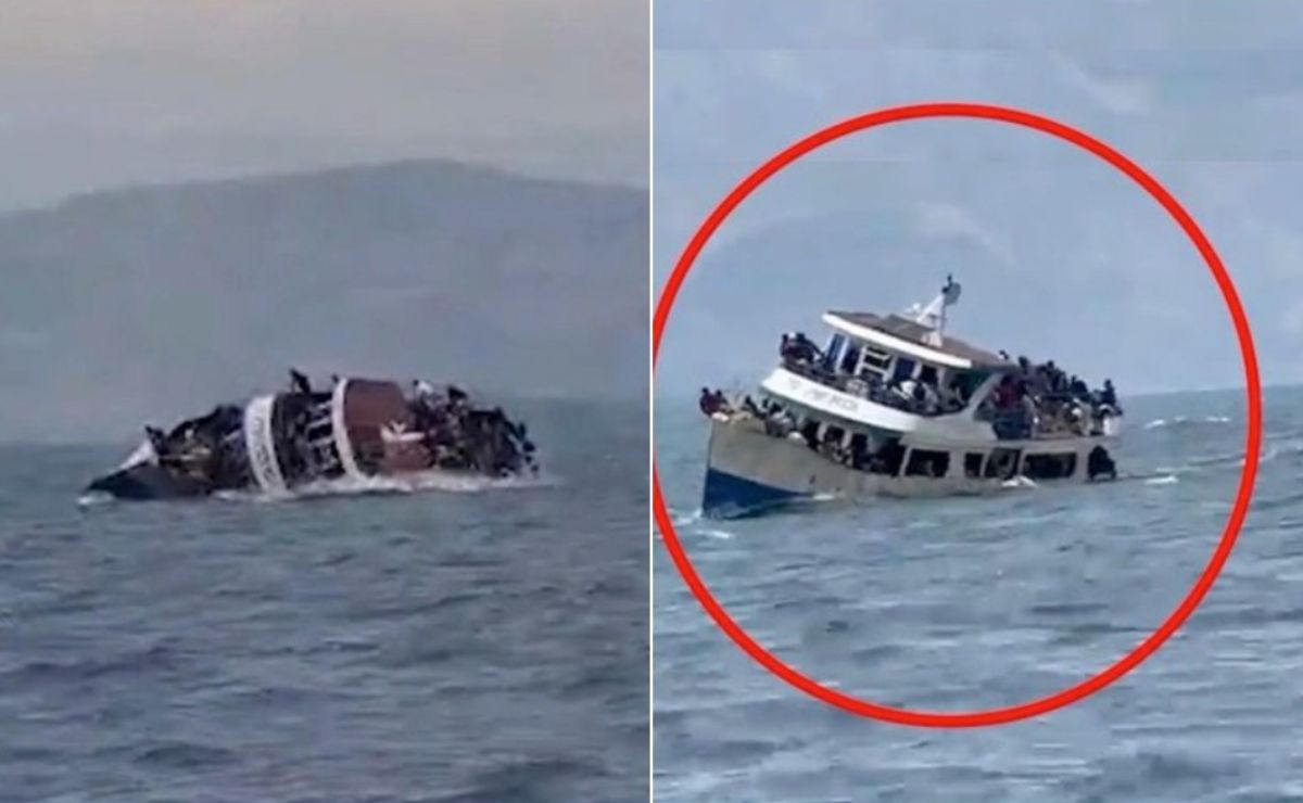 Barco se hunde en la República Democrática del Congo