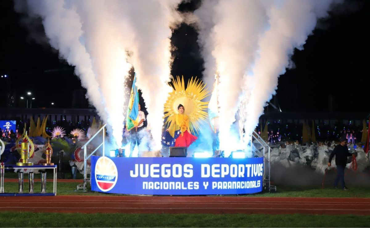 Acto de clausura de los Juegos Nacionales 2024 en Monagas