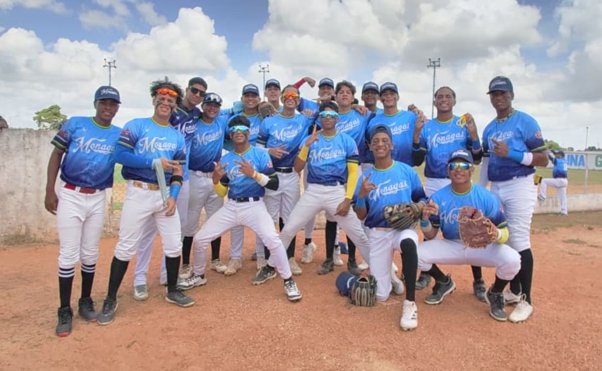 Equipo de Monagas en el Nacional Juvenil de Criollitos