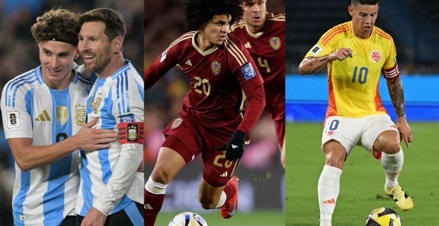 Tabla de posiciones de las Eliminatorias Sudamericanas