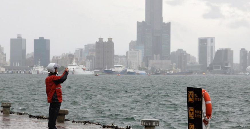 Taiwán emitió una alerta marítima 