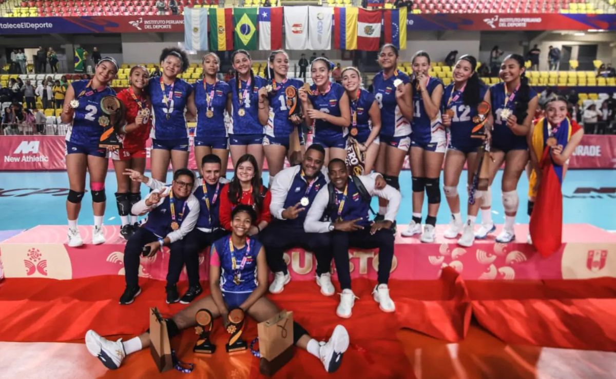 Venezuela campeón del Sudamericano de Voleibol Sub-17