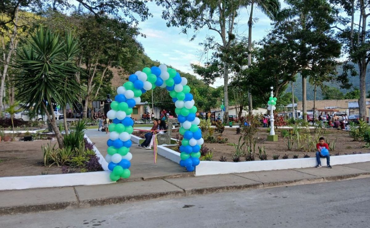 Plaza Rómulo Gallegos fue remodelada
