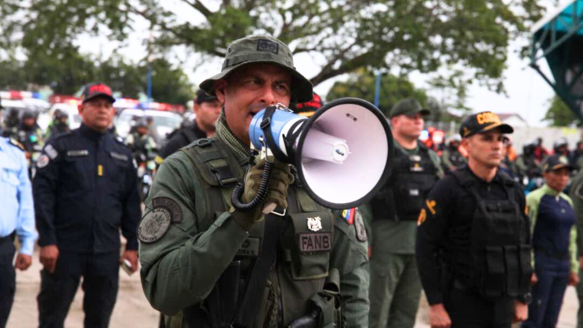 Comandante de la Zodi Monagas, en el despliegue especial de seguridad