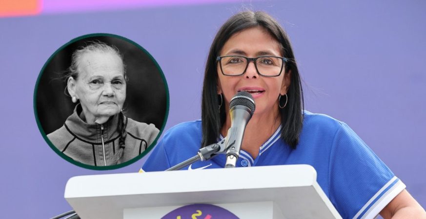 Delcy Rodríguez lamenta fallecimiento de Carmen Navas