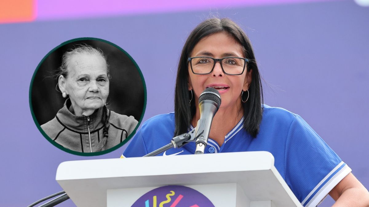Delcy Rodríguez lamenta fallecimiento de Carmen Navas