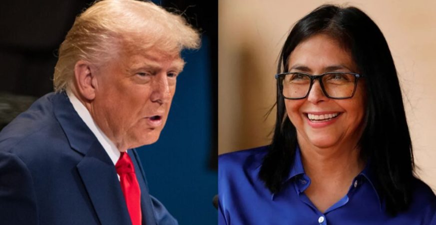 Trump sobre Delcy Rodríguez