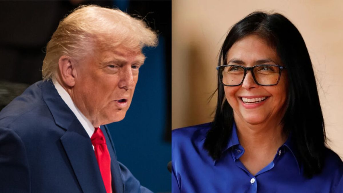 Trump sobre Delcy Rodríguez