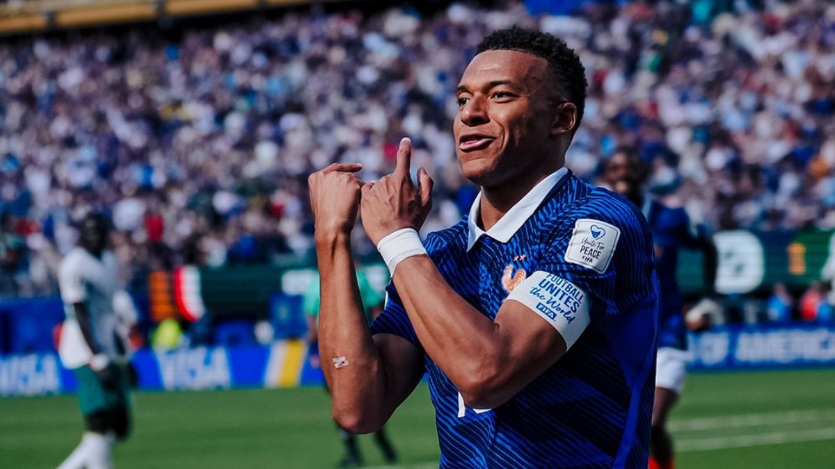 Mbappé fue la figura de Francia