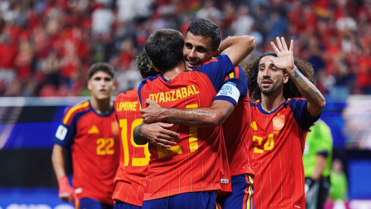 España venció por goleada a Arabia Saudita