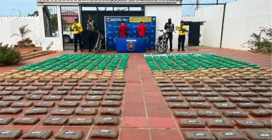 Incautan 300 kilogramos de marihuana en Falcón