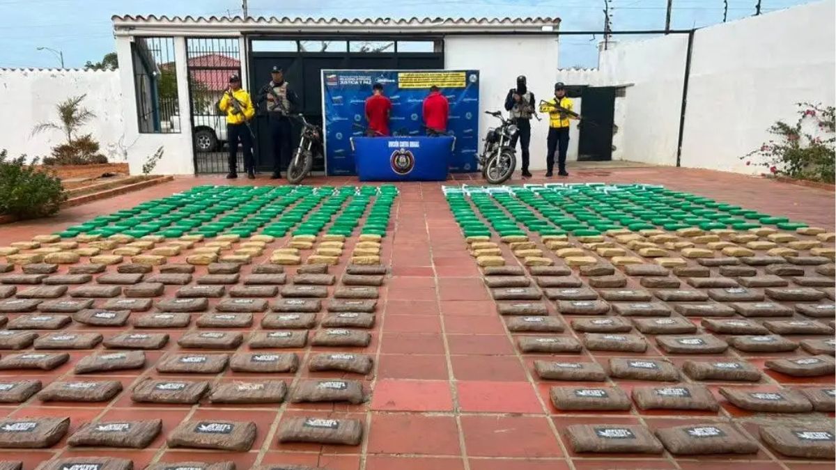 Incautan 300 kilogramos de marihuana en Falcón