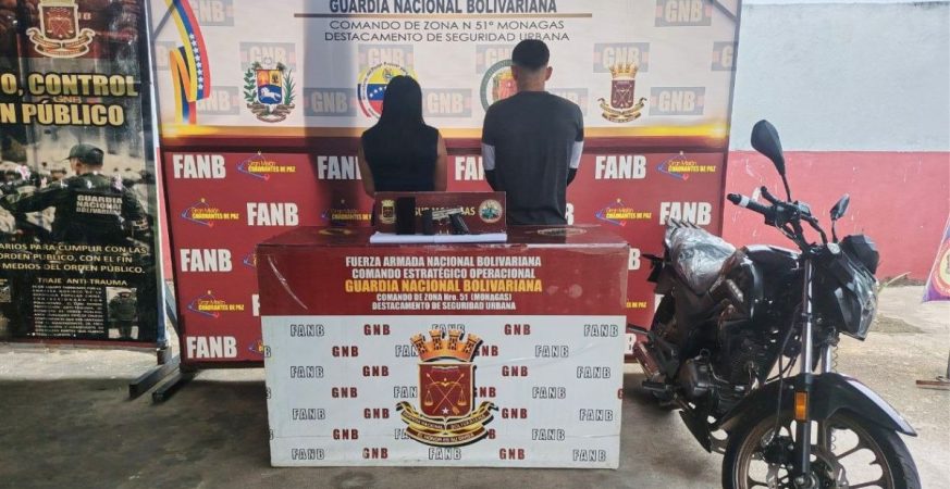 Detenidos por la GNB Monagas