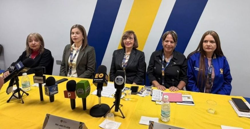 Directiva de la UGMA Maturín en rueda de prensa