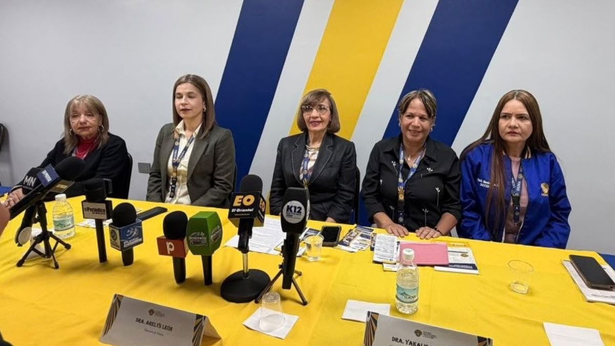 Directiva de la UGMA Maturín en rueda de prensa