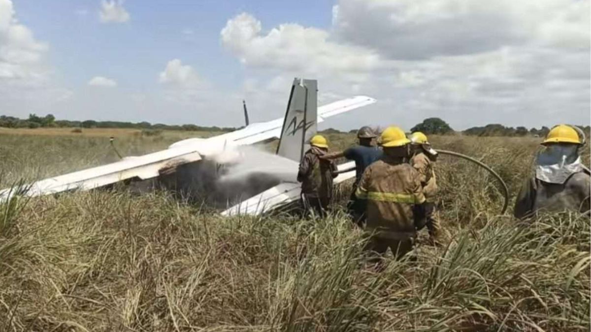 Desplome de avioneta en Ciudad Bolívar