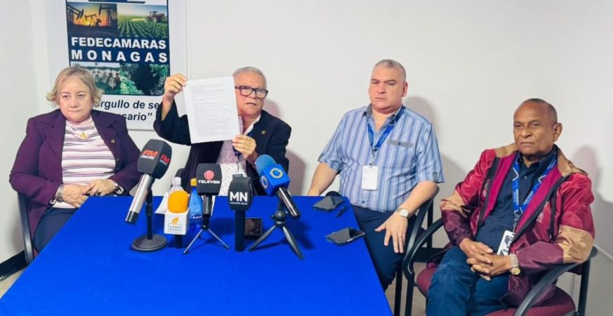 Fedecámaras Monagas en rueda de prensa