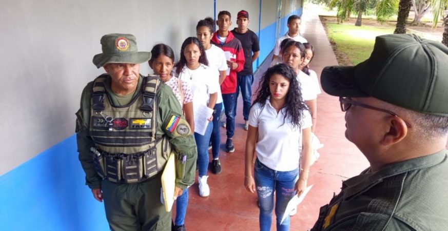 Alistamiento militar en Monagas