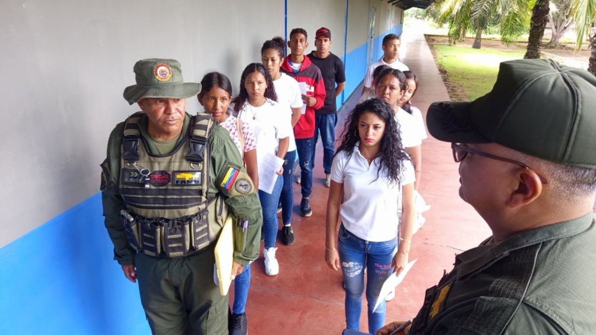 Alistamiento militar en Monagas