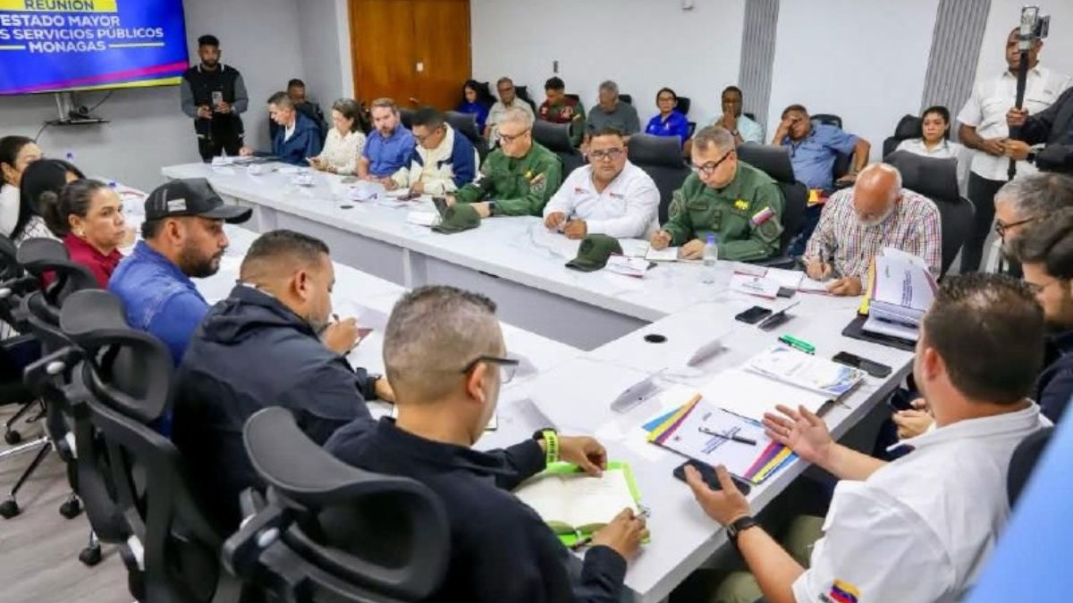 El gobernador Ernesto Luna lidera reunión de trabajo del Estado Mayor de Servicios Públicos del estado Monagas