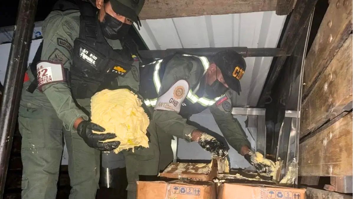 GNB incauta más de 41 kg de drogas